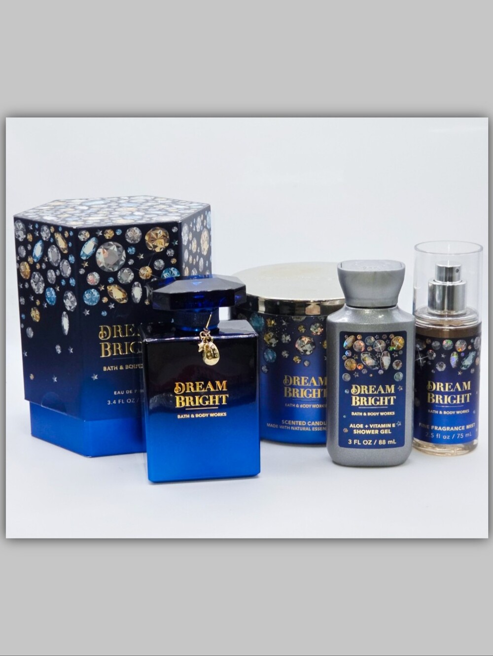 Bath & Body Works DREAM BRIGHT 4PC Fragrance Set New!!